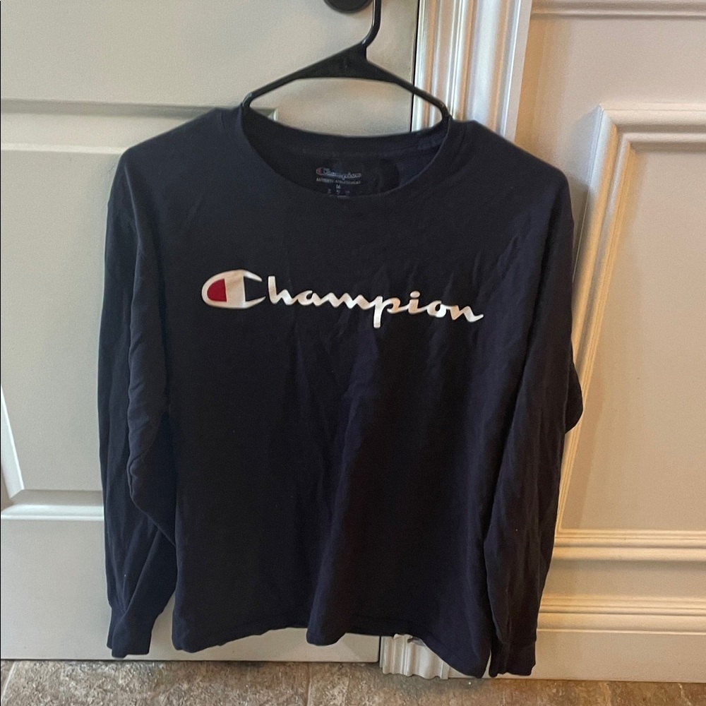 Champion Dark Blue Long Sleeve Tee